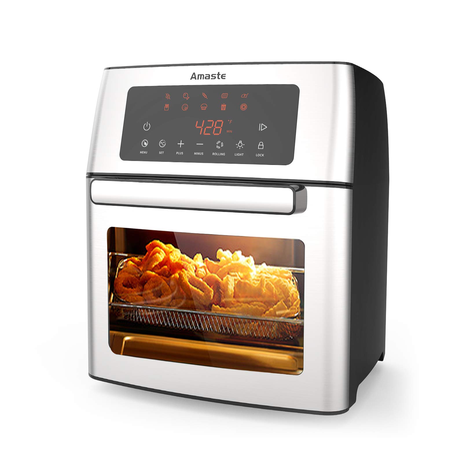 Buy 10in1 Air Fryer Oven, 1500W Electric Air fryer with LED Digital