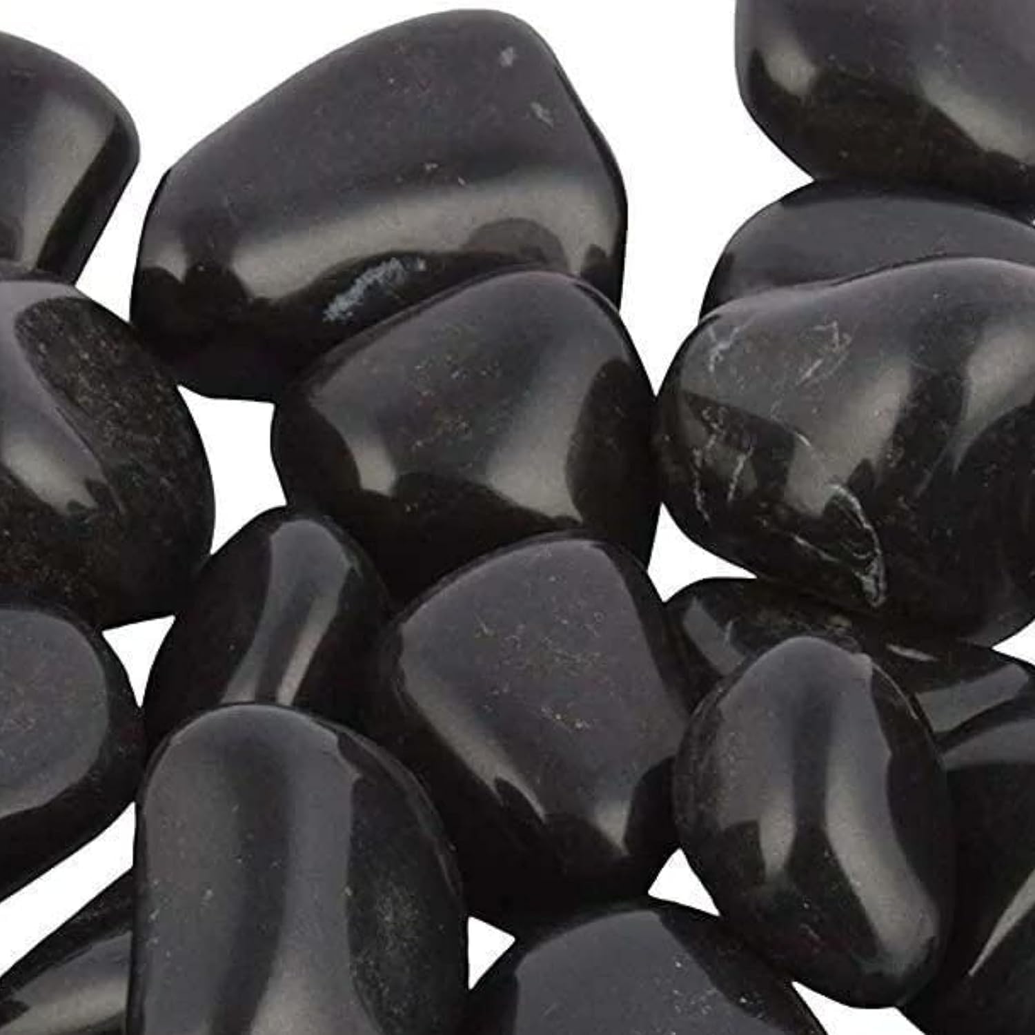 Natural Black Pebbles Stones for Plants Pots, Fish Tank Aquarium, Home and Garden Decoration,Table Centerpieces, Vase Fillers,Outdoor & Indoor Decor,Landscape Gravel for Planters DIY Projects 1Kg Pack-image-23