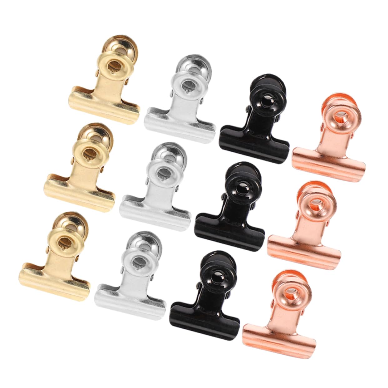 HOMSFOU 3 Sätze Magnetischer Kleiner Clip Kleine Fotoklammern Magnetische Heftklammern Magnetische Seitenclips Magnetische Fotoclips Mini-fotoclips Edelstahl 20 Stück * 3