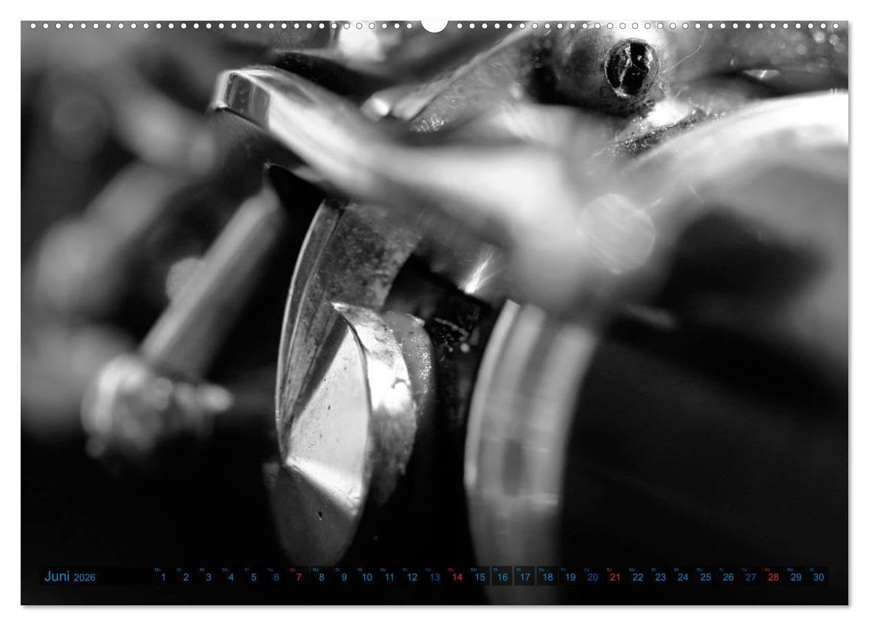 Klarinette - close up (Wandkalender 2026 DIN A2 quer), CALVENDO Monatskalender: Detailaufnahmen einer Klarinette (CALVENDO Hobbys)
