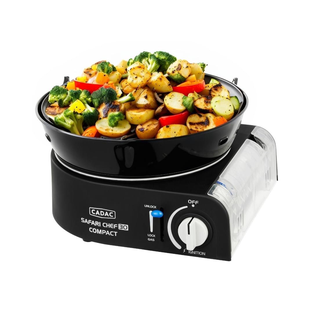 CADAC - Safari Chef Compact 30 - Stahl - Aluminium - Kunststoff - Gas Barbecue - 50mBar