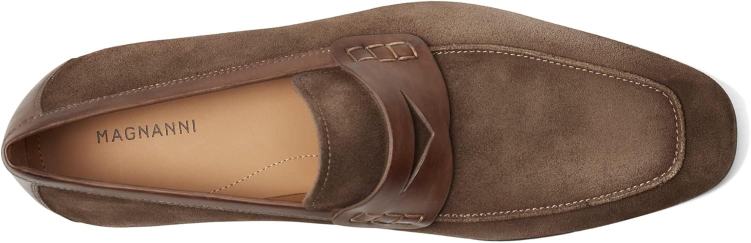 Magnanni Men's Ramiro Ii Slip-On Loafer 9.5 Torba Suede