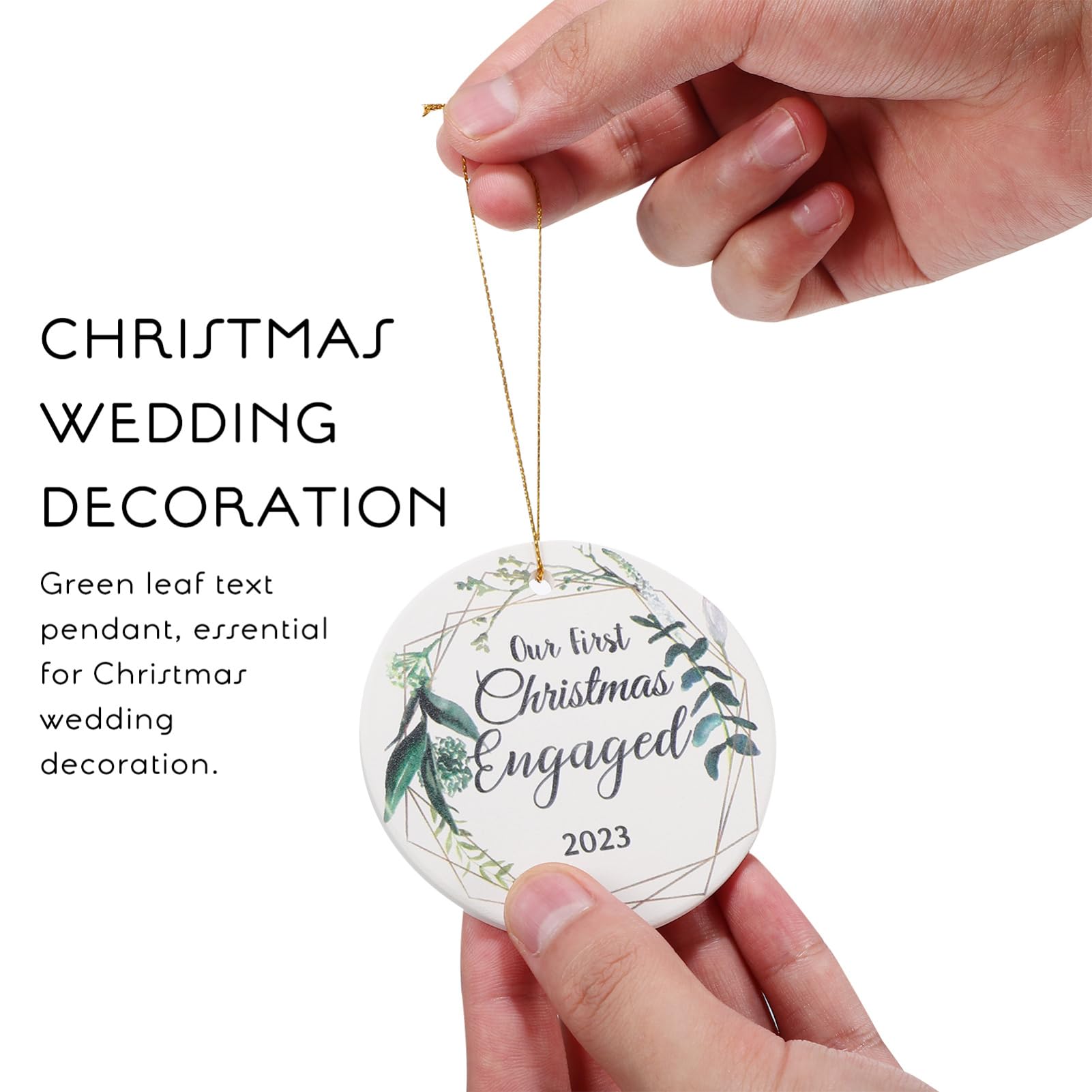 PRETYZOOM 4 Juegos Adornos Navideños Colgantes para Árbol De Navidad Adornos Navideños para Exteriores Pegatinas para Interiores Ganchos para Ventanas Decoración Navideña 3 Piezas * 4