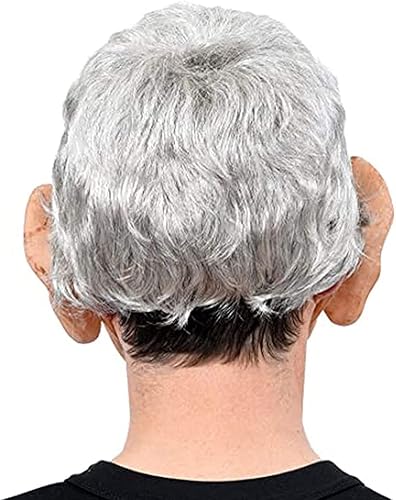 Miniatura 3 de Cubierta realista de silicona para la cabeza de anciano, casco de látex novedoso para Halloween, cosplay, fiesta, baile de máscaras, accesorios