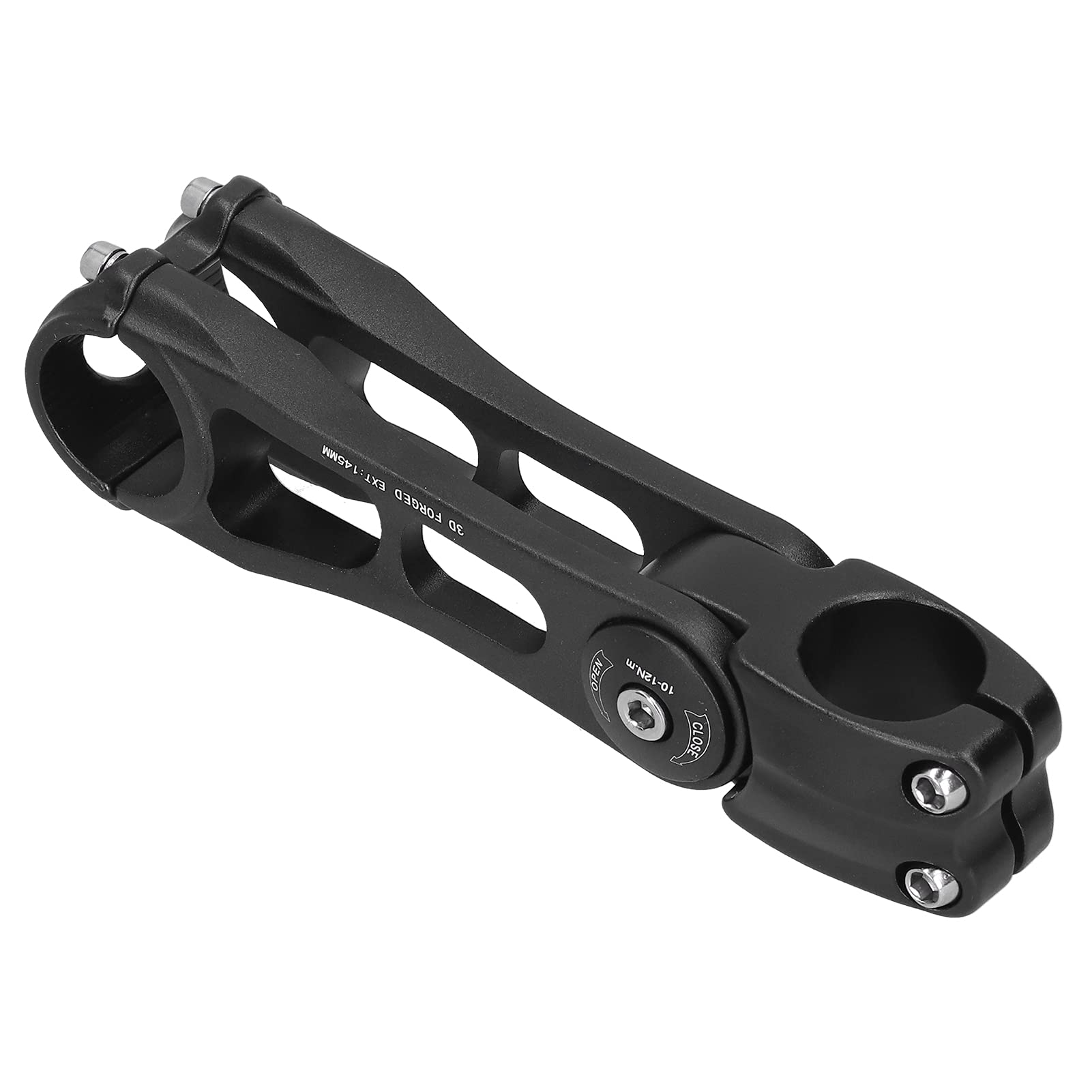 Mountain Bike Attacco Manubrio in Lega di Alluminio per Bicicletta con Angolo Regolabile 31,8x145mm