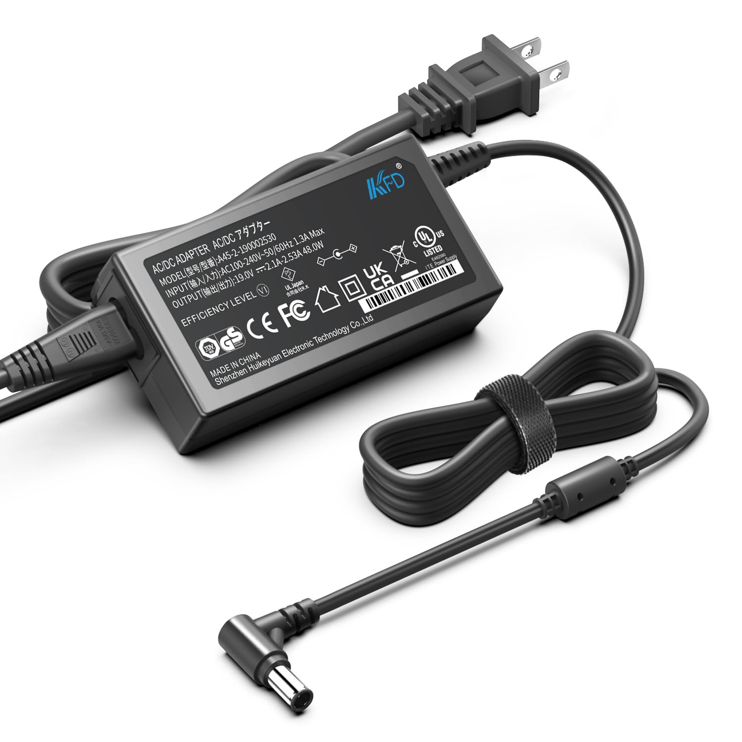 KFD 19V AC Adapter for Samsung HW-M360 HW-S60T HW-S61T HW-Q850T HW-Q800T HW-Q700A HW-Q7CR Soundbar SJ55W Odyssey G5 LG ADS-40FSG-19 Monitor Power Cord