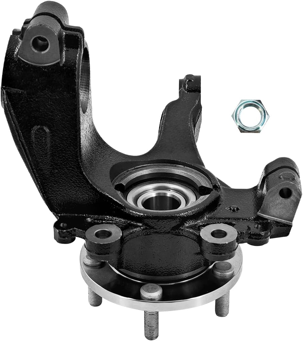 BBM2-33-021C 686-380 Front Passenger Side Steering Knuckle compatible with Mazda 3 2010-2013 RH Front Right Side Steering Knuckle Replace# BBM233021C BBM2-33-021 BBM233021