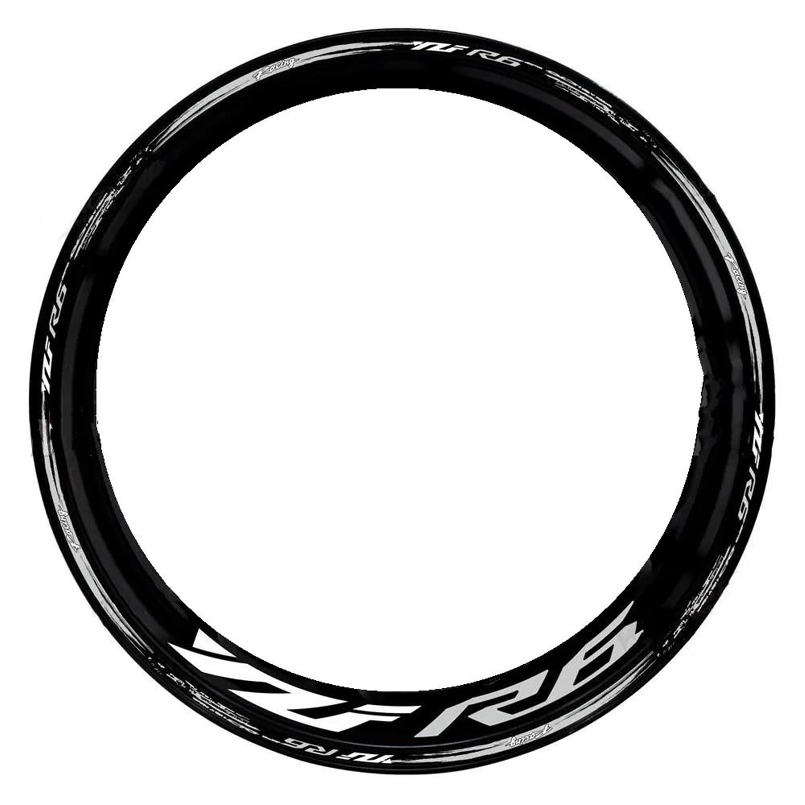 Wheel Stickers Motorcycle Wheel Stickers for YZF-R6 YZF R6 Rim Sticker Hub Decals Night Reflective Decorative Rim Reflective Decal