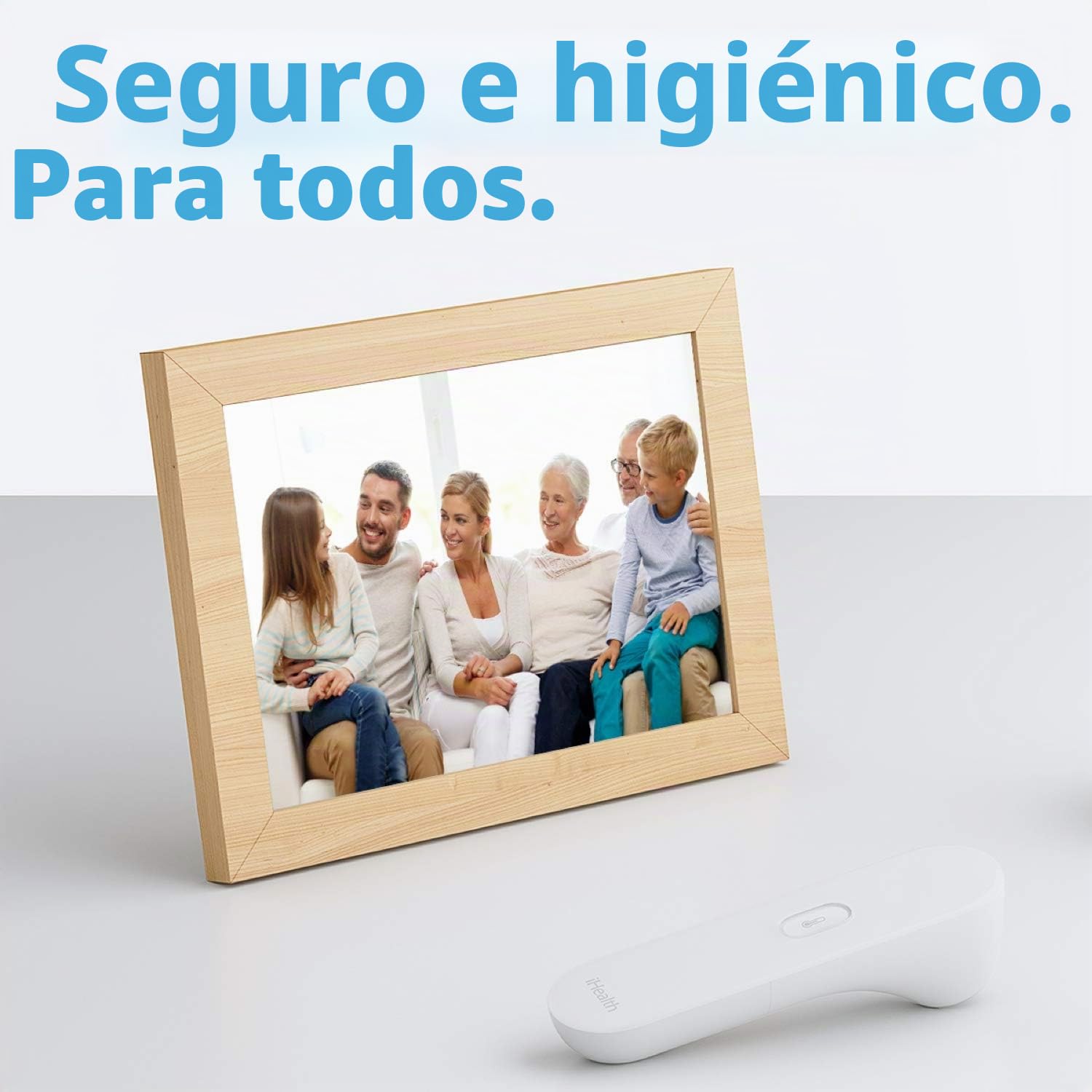 iHealth Termómetro infrarrojo sin contacto para la frente, termómetro infrarrojo adulto para adultos y niños, termómetro digital de fiebre infrarroja, termómetro para niños y bebés