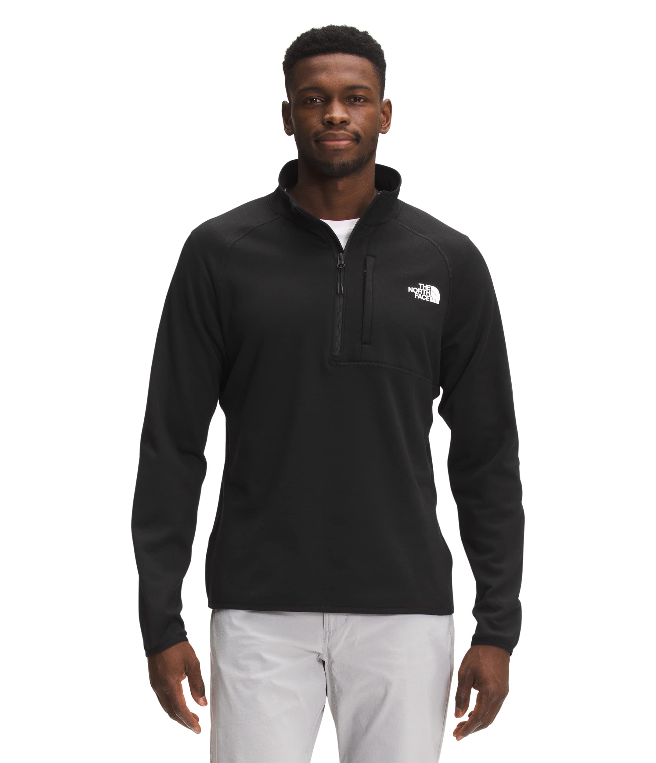 THE NORTH FACEMen's Canyonlands 1/2 Zip Pullover Sweatshirt, TNF Black 2, Small