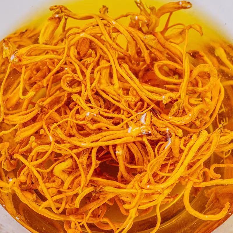 Miniatura 6 de SIFANGDA Cordyceps Flower - 35.27 oz (2.2 libras)Cordyceps seco de hongos militarisChong Cao HuaOrdyceps Militaris cabeza de poroCordceps de pupea