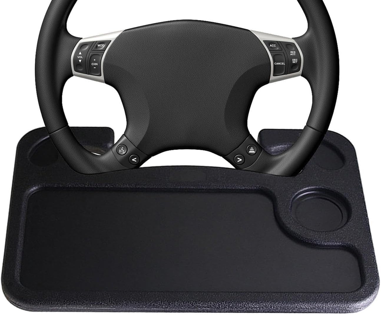 For Jaguar E-PACE F-PACE F-Type XE XF XFR I-PACE S-Type XJ6 XJ8 XJL Car Steering Wheel Tray Car Steering Wheel Desk for Dining Laptop Table for Multipurpose Travel Car Accessories, B-Black