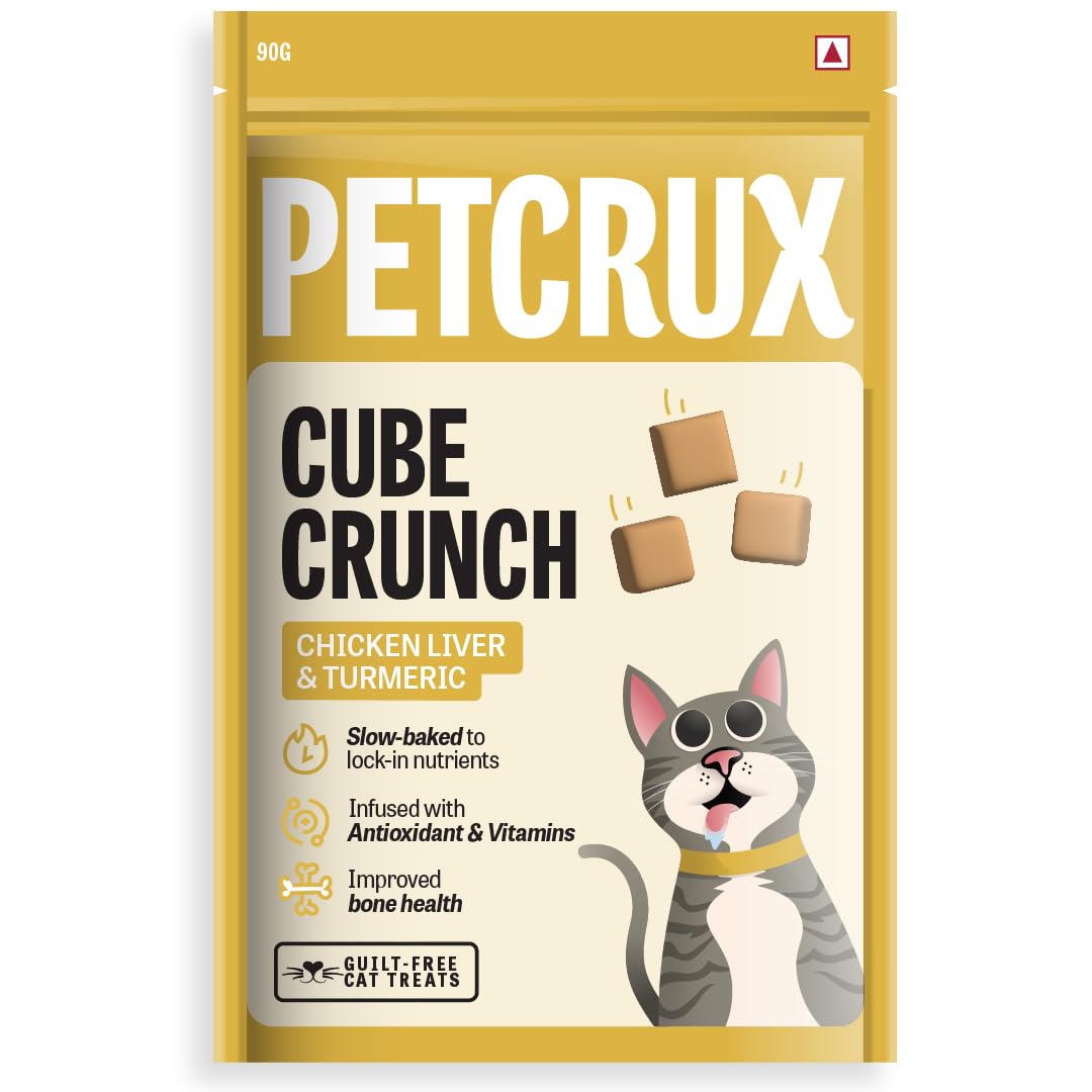 Petcrux Cat Treats for All Life Stages, Nutritious and Delicious, Chicken Liver Bits with Turmeric Flavour, Rich in Protein, Perfect for Training, Rewards and Snacks, Human Grade Ingredients, 90gm (B0CZRX81YP) Amazon Price History, Amazon Price Tracker