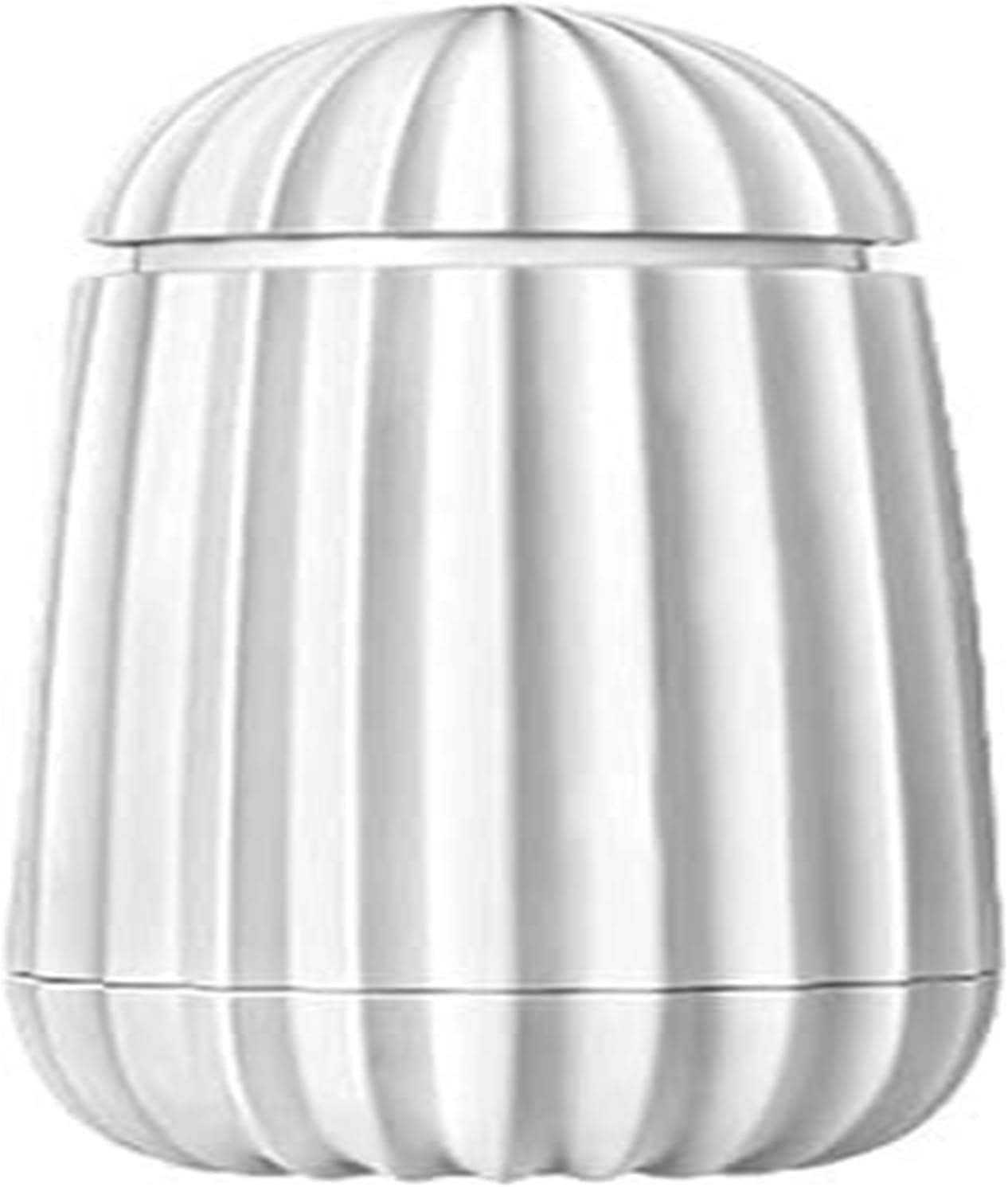 Toothpick Holder, Dispenser Exquisite Steel Box, Push-type Holder, Convenient and Practical(White)