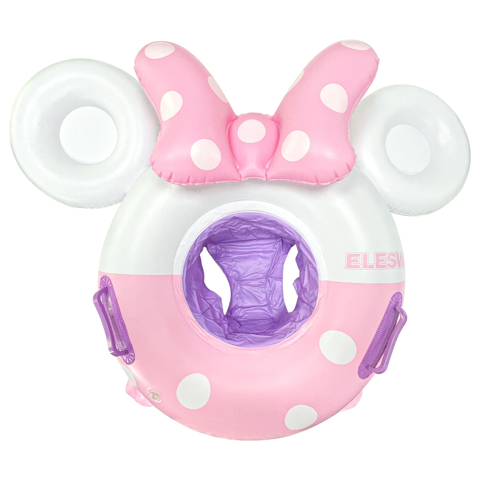 Minnie Anillo de Natación Niños, Minnie Anillo de natación Inflable, Minnie Flotador Inflable de Piscina, Ubephant Anime Anillo de Natación Niños para Piscina Verano Playa Fiesta para Niños 3-10