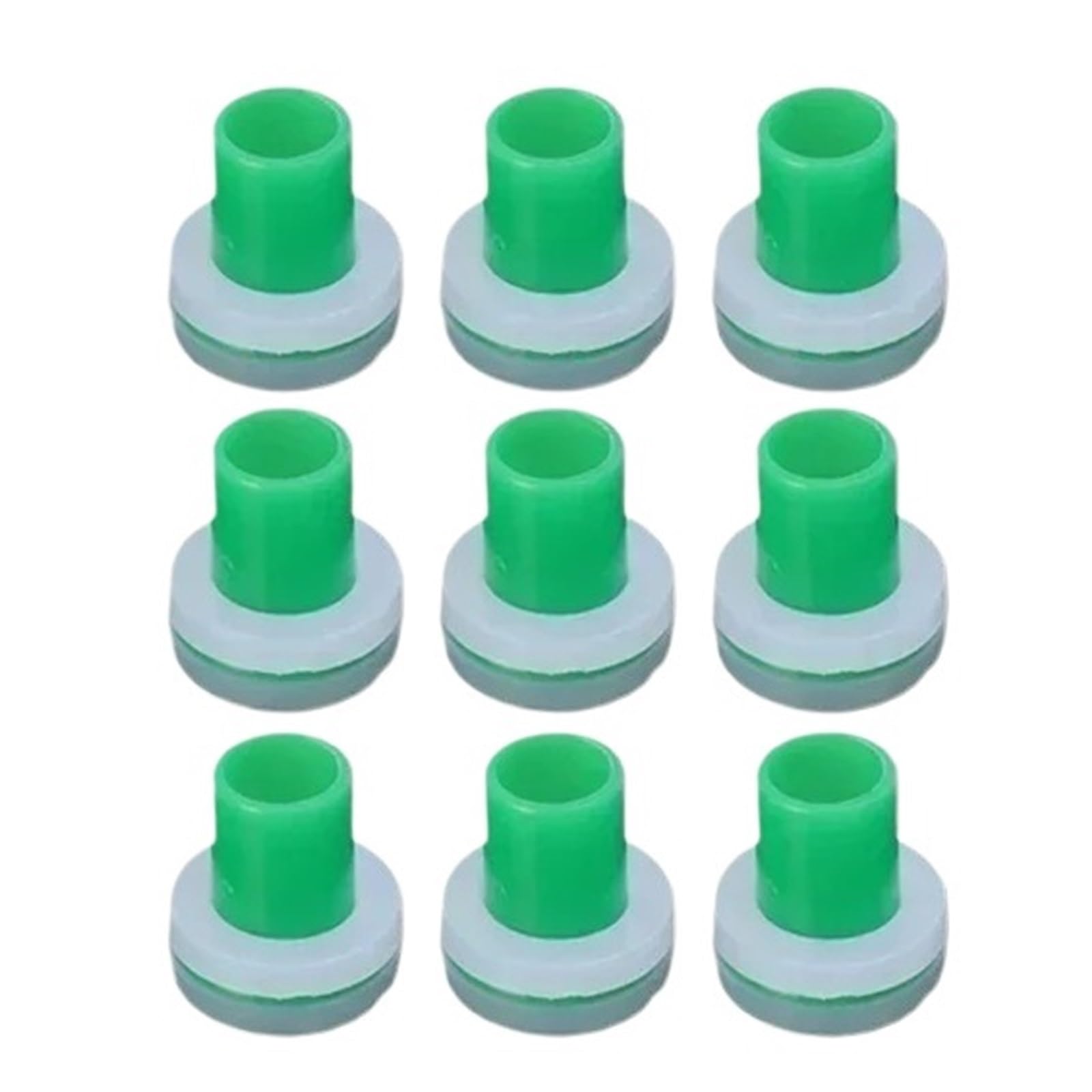 Uszczelka do kranu, Uszczelki silikonowe do instalacji wodno-kanalizacyjnych, wielokolorowe, 1,7 x 1,9 cm, opakowanie 10 szt.(Green,60PCS-1.7 * 1.9 CM)