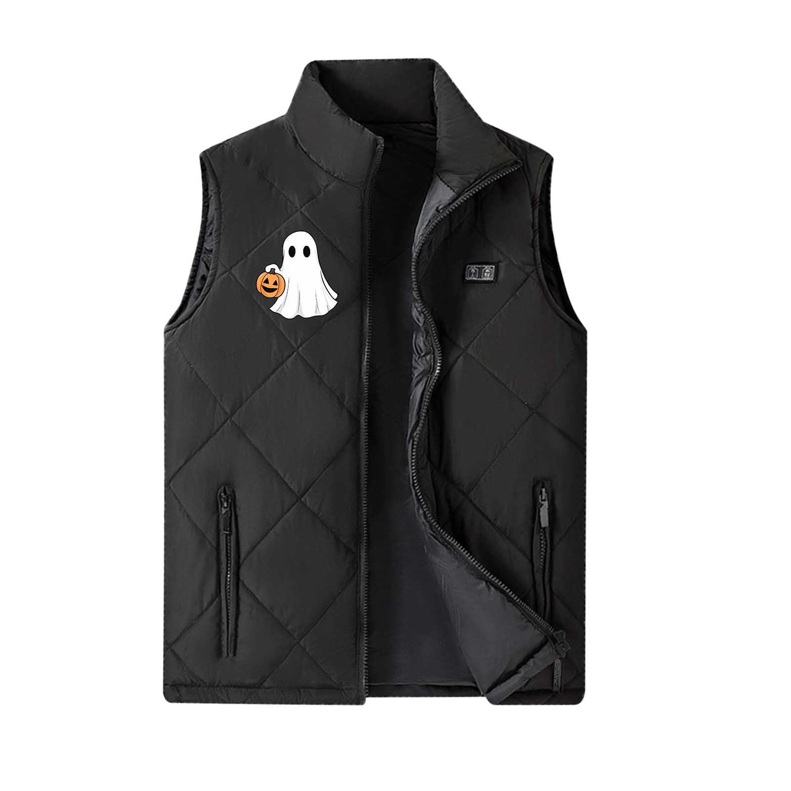 Gilet Riscaldata Invernale Bambini Senza Maniche Cappotto con 13 Zone Riscaldanti Giacca Elettrico USB Abbigliamento Riscaldante Intelligente Gilet per Ragazzi Ragazze Giubbotto Caldo Giacche