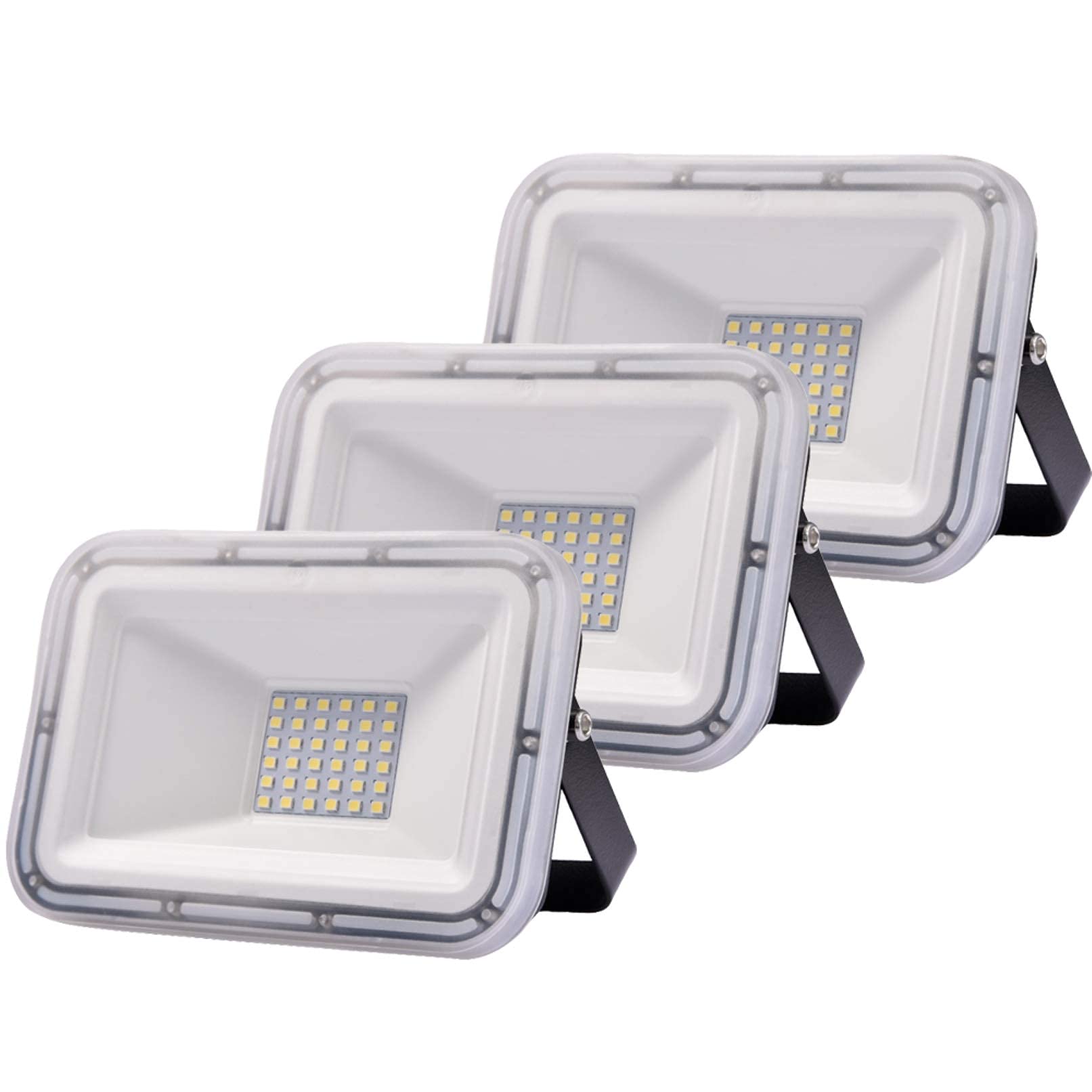 Projecteurs LED d'extérieur 30W IP67 éclairage sécurité jardin lot de 3