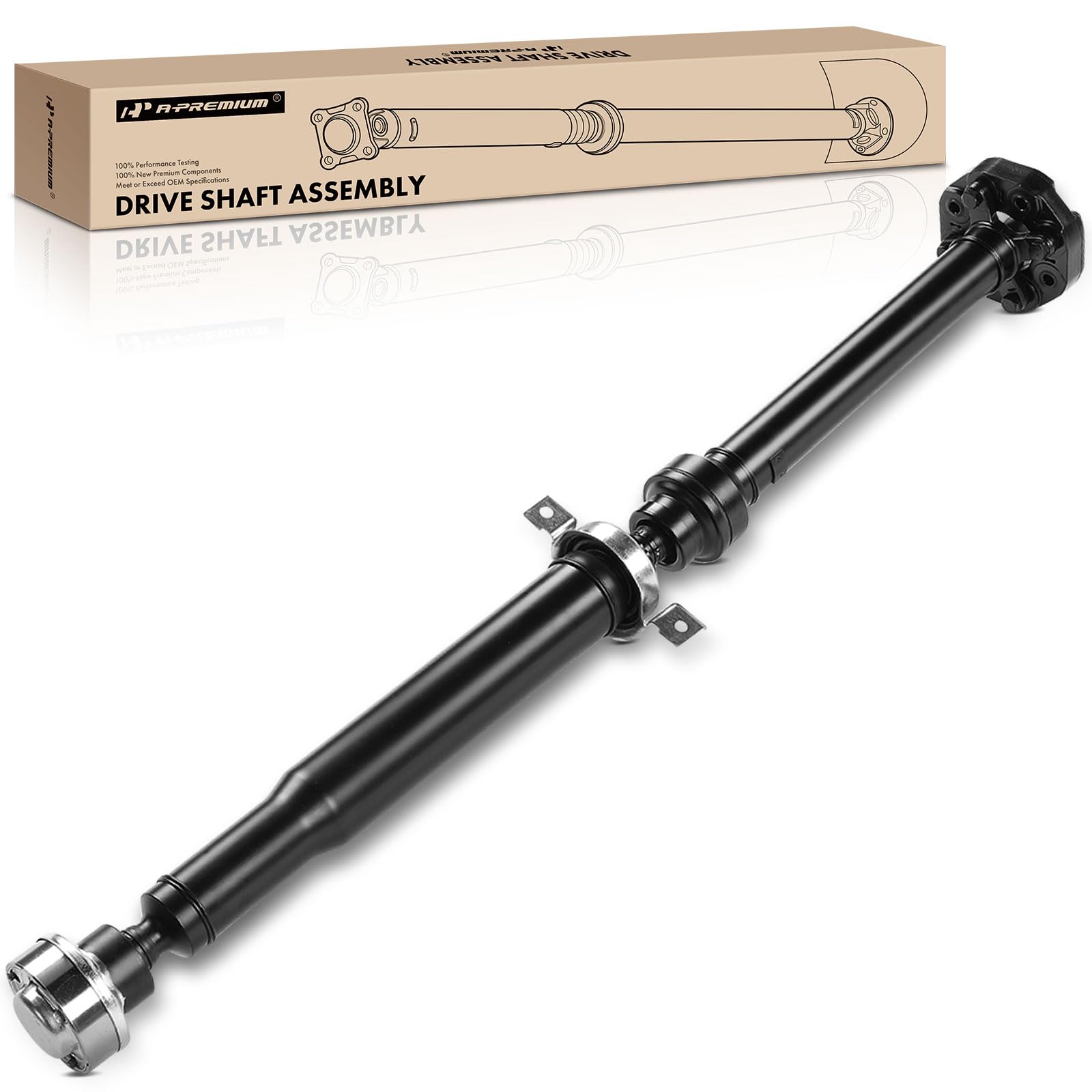 A-Premium Rear Complete Drive Shaft Prop Shaft Driveshaft Assembly Compatible with Jeep Grand Cherokee 2011, AWD, Replace# 52123514AA, 52123514AB