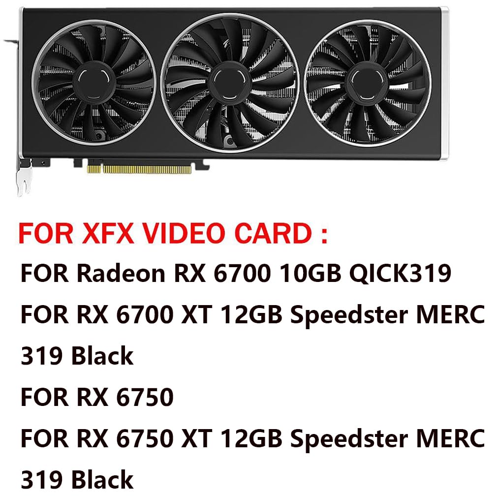 Amazon.com: Graphics Card Cooling Fans Suitable for XFX Radeon RX