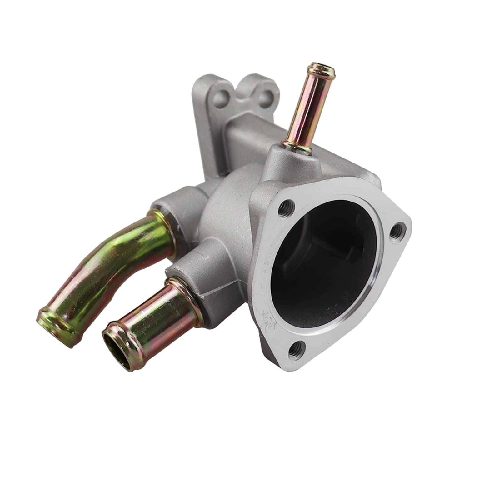 Amazon.com: HOOBN Aluminum Engine Cooling Thermostat Housing Cover  