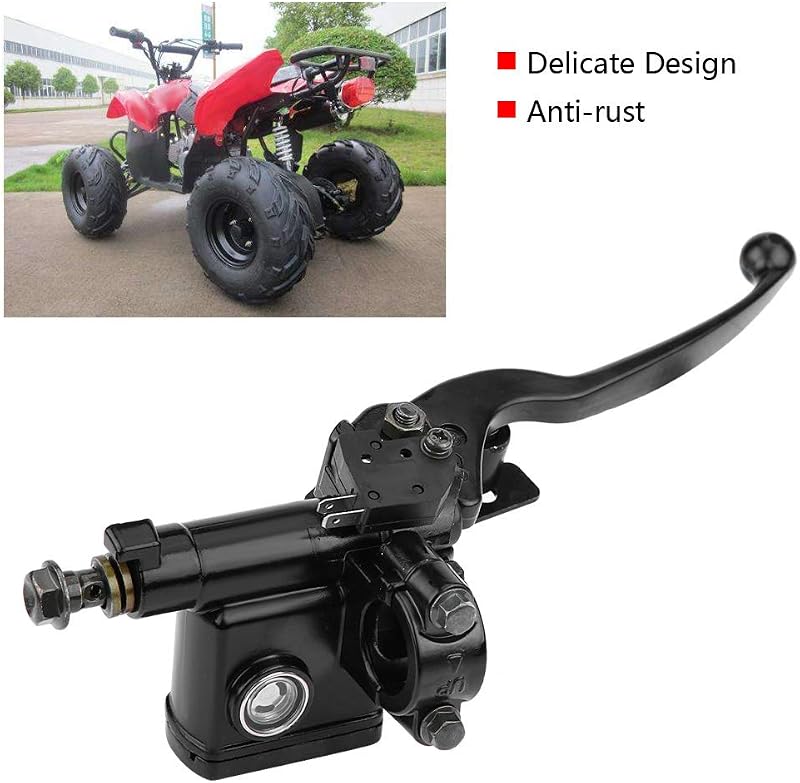 Yctze Fékfőhenger Alumínium Fekete Motoros ATV Fékrendszer Csere 50cc 70cc 90cc 110cc 125cc 150cc Bal Oldali Fékhenger