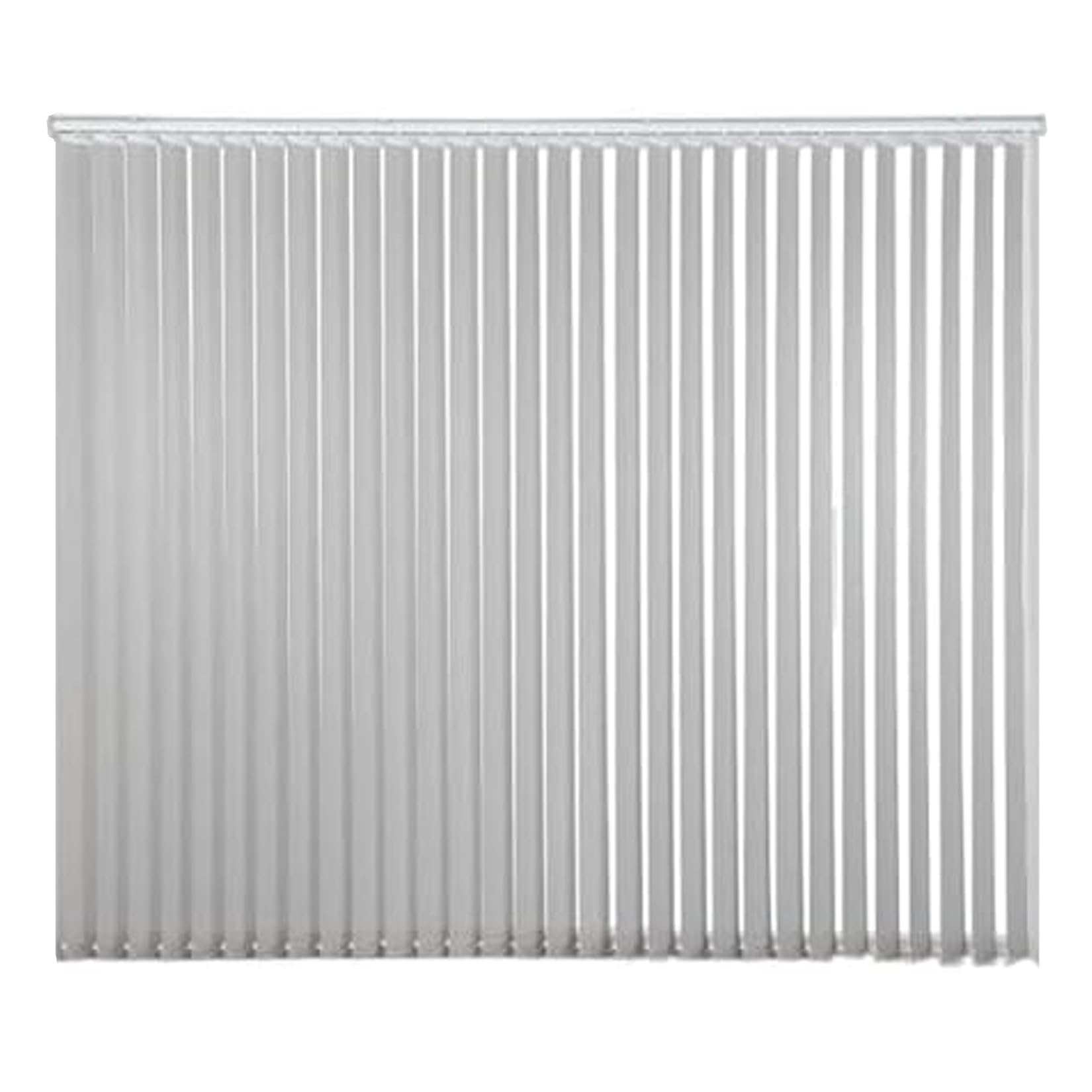 Tende a velo grigie personalizzate per Clete Set termiche a doghe da 98 mm, filtraggio della luce e oscuranti, per interni, protezione della privacy, dimensioni 100 x 240 cm