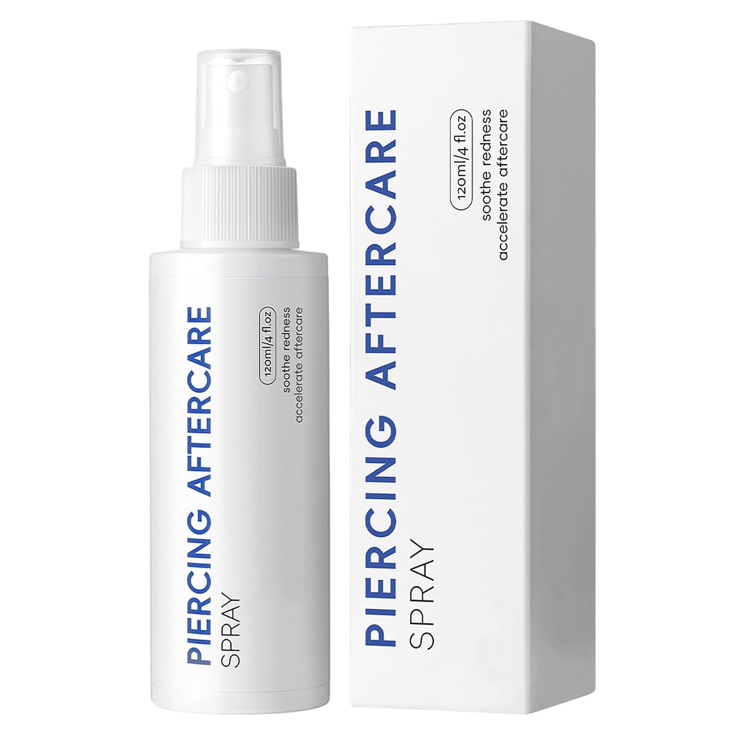 Piercing Spray 120 ml Piercing Care Spray Gentle Care Relieves Inflammation After a Sting Injury and Promotes Healing Suitable for Ear Nose and Body Punctures