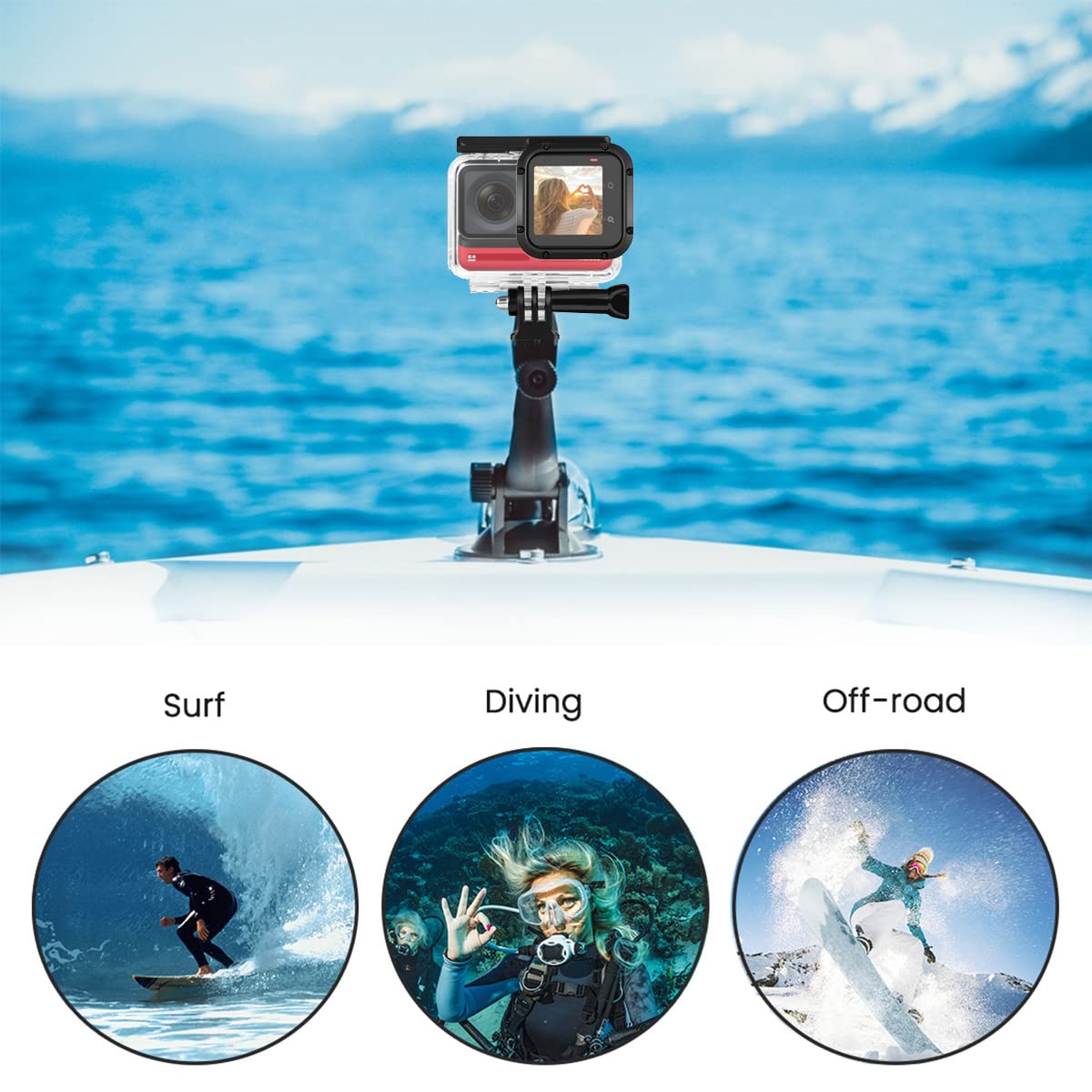 Amazon | Insta360 ONE RS 4Kエディションアクションカメラ用