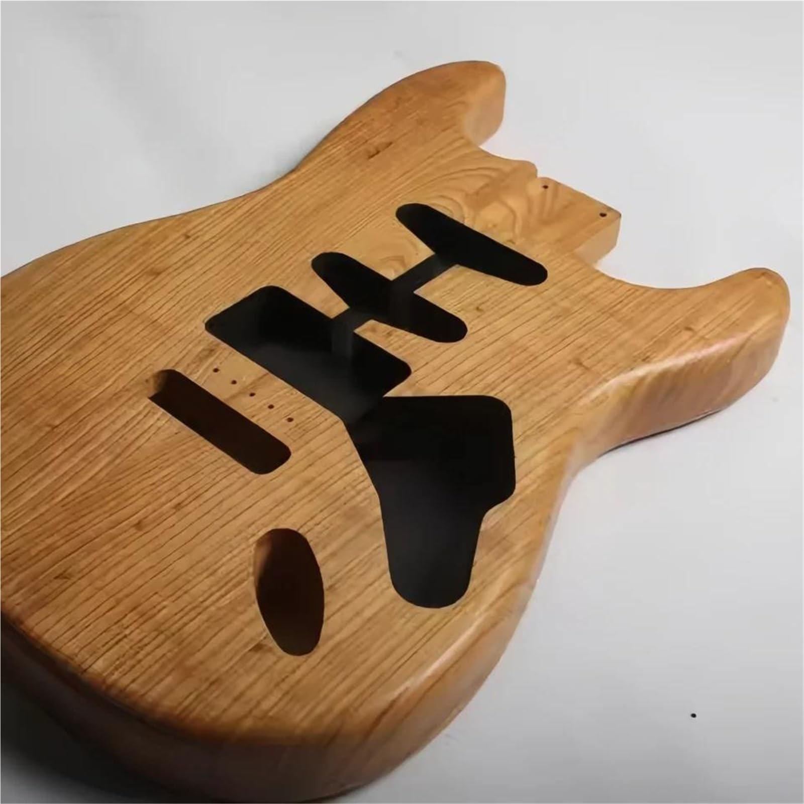 Unfinished Guitar Body Oxygen Free Bake Swamp Ash SSH Pickups Body For ST Electric Guitar
