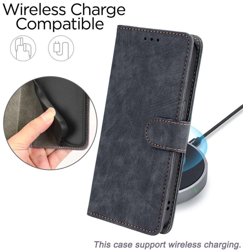 BaiFu RFID Blocco Cover per TCL 505/T509K/T5094, Portabiglietti, Cavalletto, Custodia per TCL 505/T509K/T5094-002