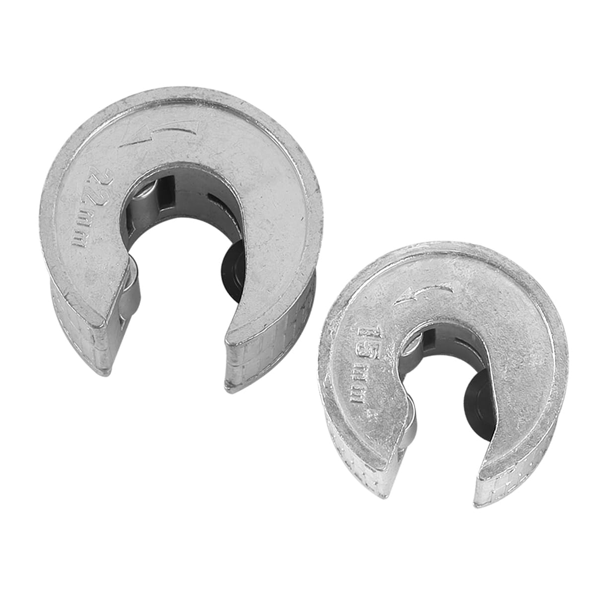 Ubric 2 cortatubos de 15 mm y 22 mm, Cuerpo de aleación de Zinc, Disco de Tubo Redondo para Cortar Cobre, latón, PVC, Aluminio
