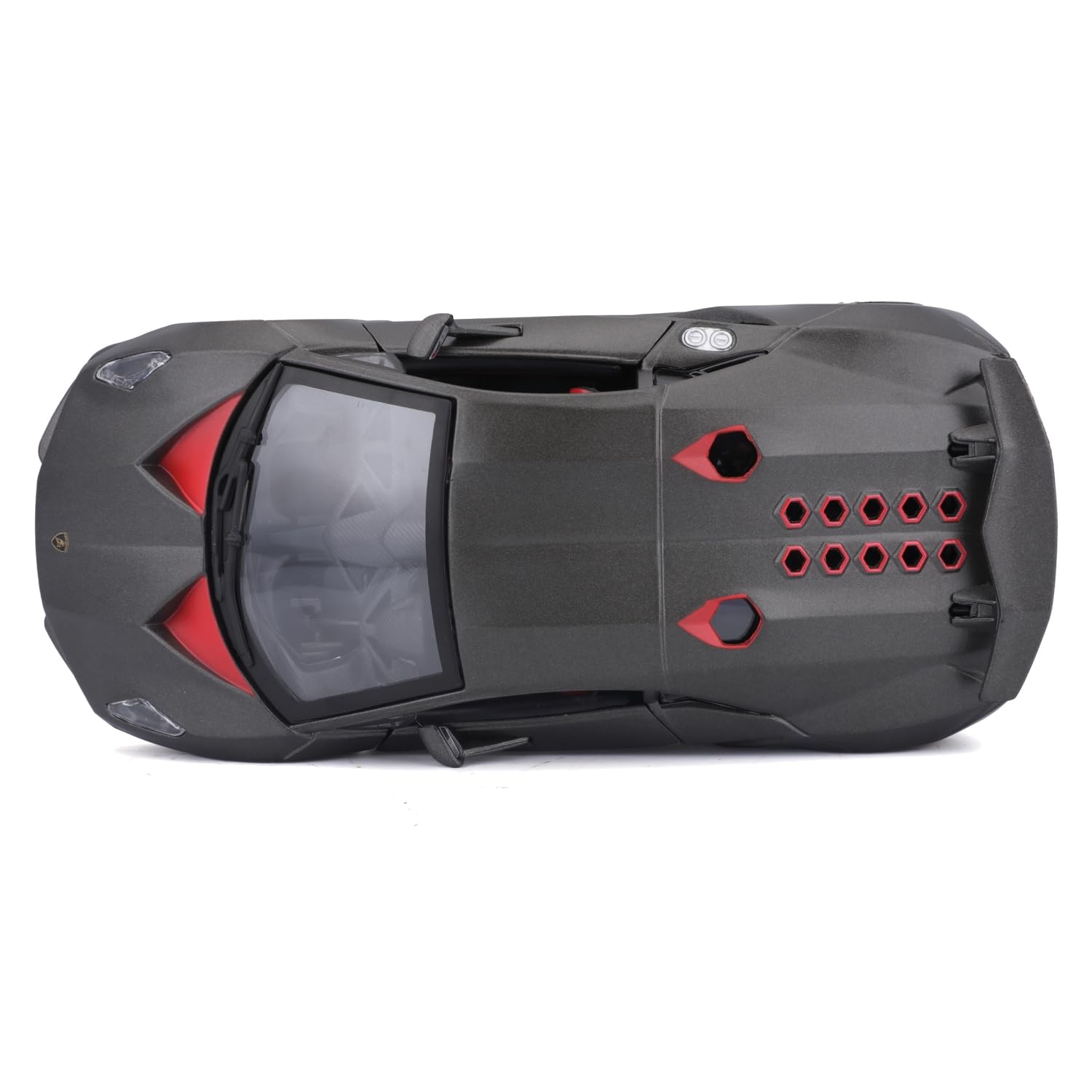 Bburago 18-21061 - Lamborghini Sesto Elemento, Colore: grigio metallizzato