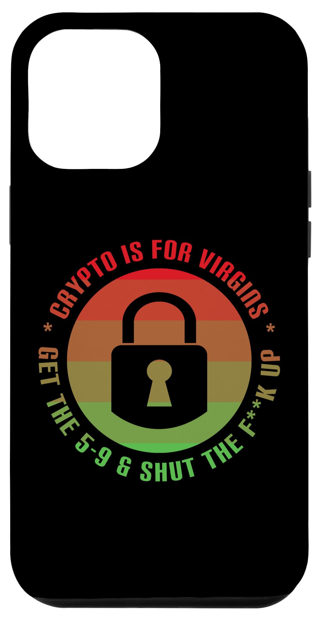 iPhone 15 Pro Max Funny Crypto Meme Cryptocurrency Crypto Is For Virgins  Case : Amazon.co.uk: Electronics & Photo