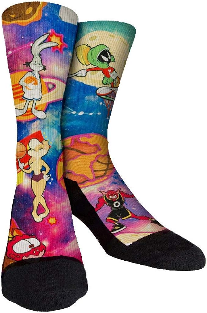 space jam basketball socks