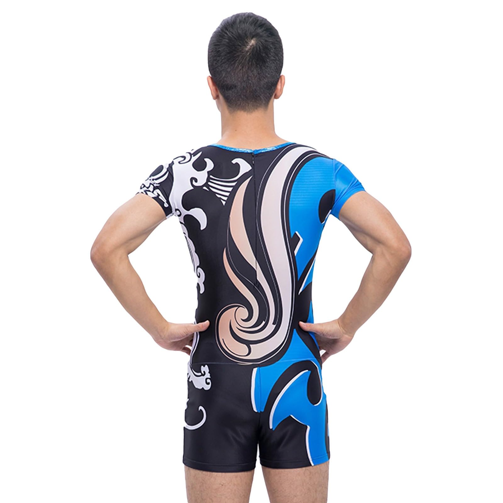 Leotardos De Gimnasia Rítmica For Niño Y Hombre, Leotardo De Secado Rápido De Alta Elasticidad, Trajes De Actuación Hechos A Mano Transpirables