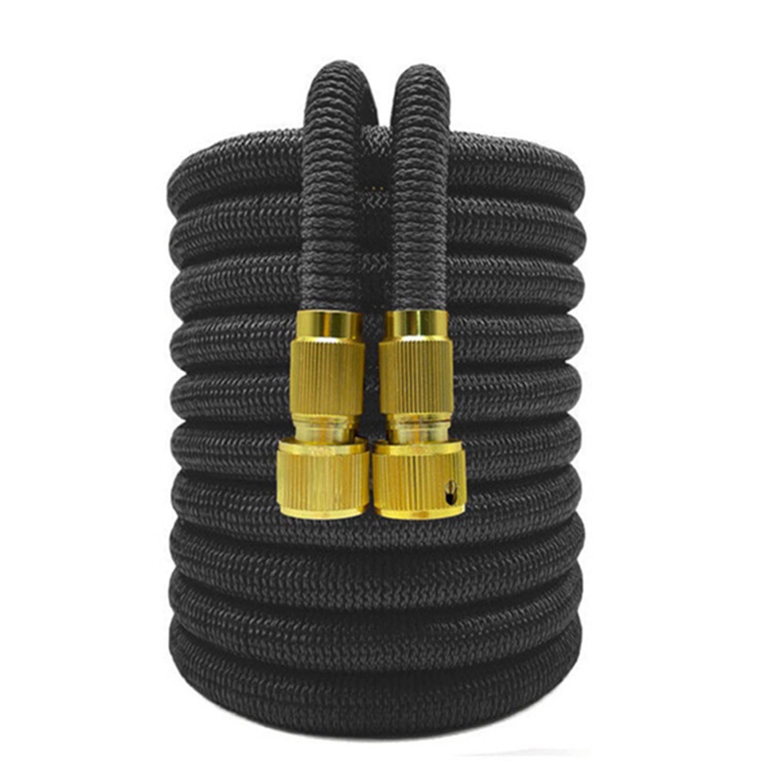 Manguera de agua de jardín, manguera de conector bimetálica expandible, manguera de agua mágica de carrete de PVC de alta presión for lavado de autos de riego de granja de jardín. ( Color : 1 , Size :