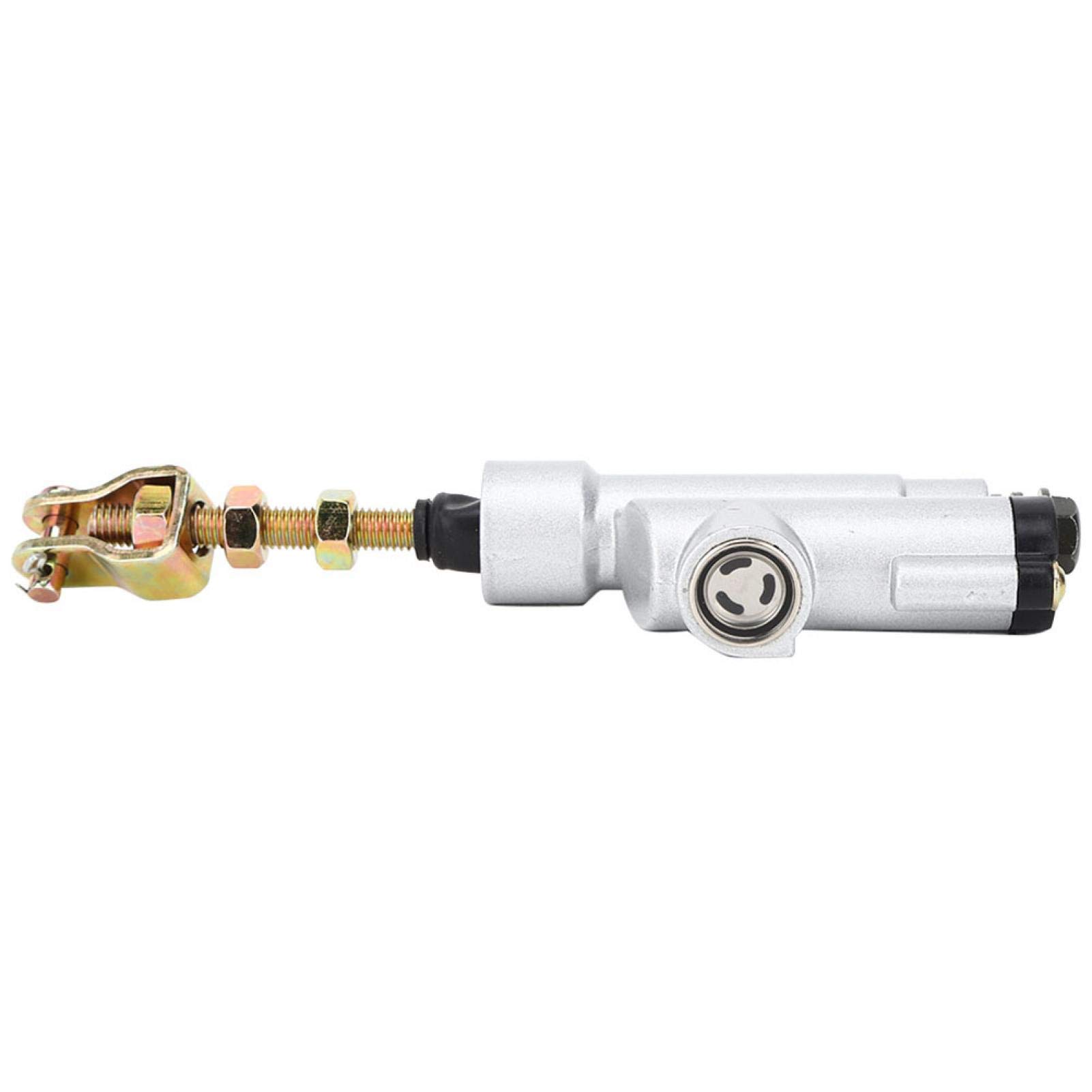 Uniwersalny Tylny Cylinder Hamulca Tylnego Hamulca Nożnego Hydrauliczna Pompa Cylindra Głównego do Motocykla ATV Dirt Bike(white)