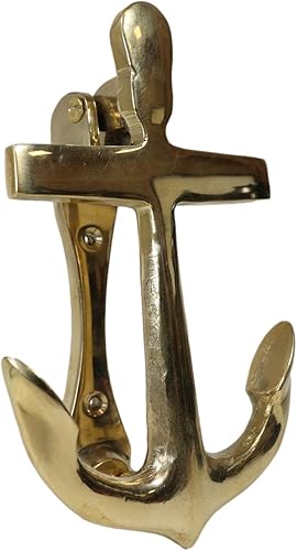 Miniatura 3 de Ebros Gift Escultura tradicional náutica de metal de latón con placa de golpe integrada de 5.75 pulgadas de alto, color azul marino, barco, barco,