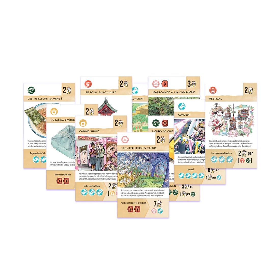 Don't Panic Games | Let's Go ! to Japan | Jeu de société | À partir de 10 Ans | 1 à 4 Joueurs | 45 Minutes | Version Française