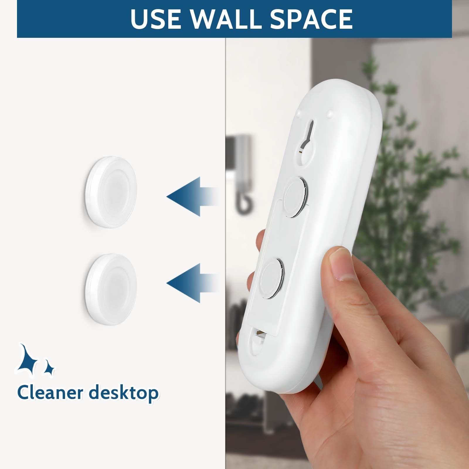 Dimeho Magnetische afstandsbediening houder wandhouder 6 stuks zelfklevende afstandsbediening organizer opslag voor thuis en kantoor