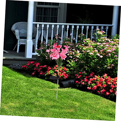 4pcs Phalaenopsis Plug Lamp Luci da giardino per