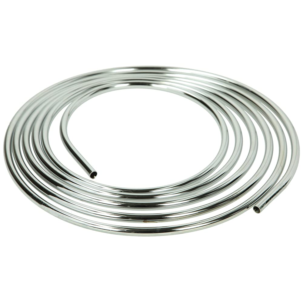 Kupferrohr 5000 mm x Ø 10 mm verchromt auf Rolle