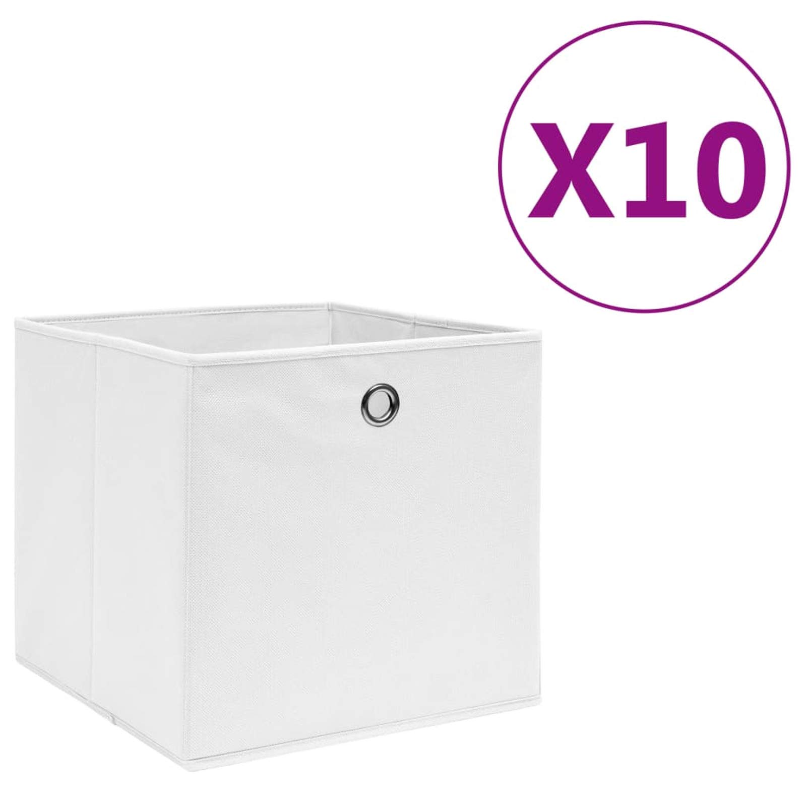 Gecheer Aufbewahrungsbox Truhe Zusammenklappbar Auflagenbox Spielkiste Regalkorb Faltkiste Korb Gartenbox Kinderbox Box Kiste Faltbox Vliesstoff 28x28x28cm Dunkelrot,Vlies,A