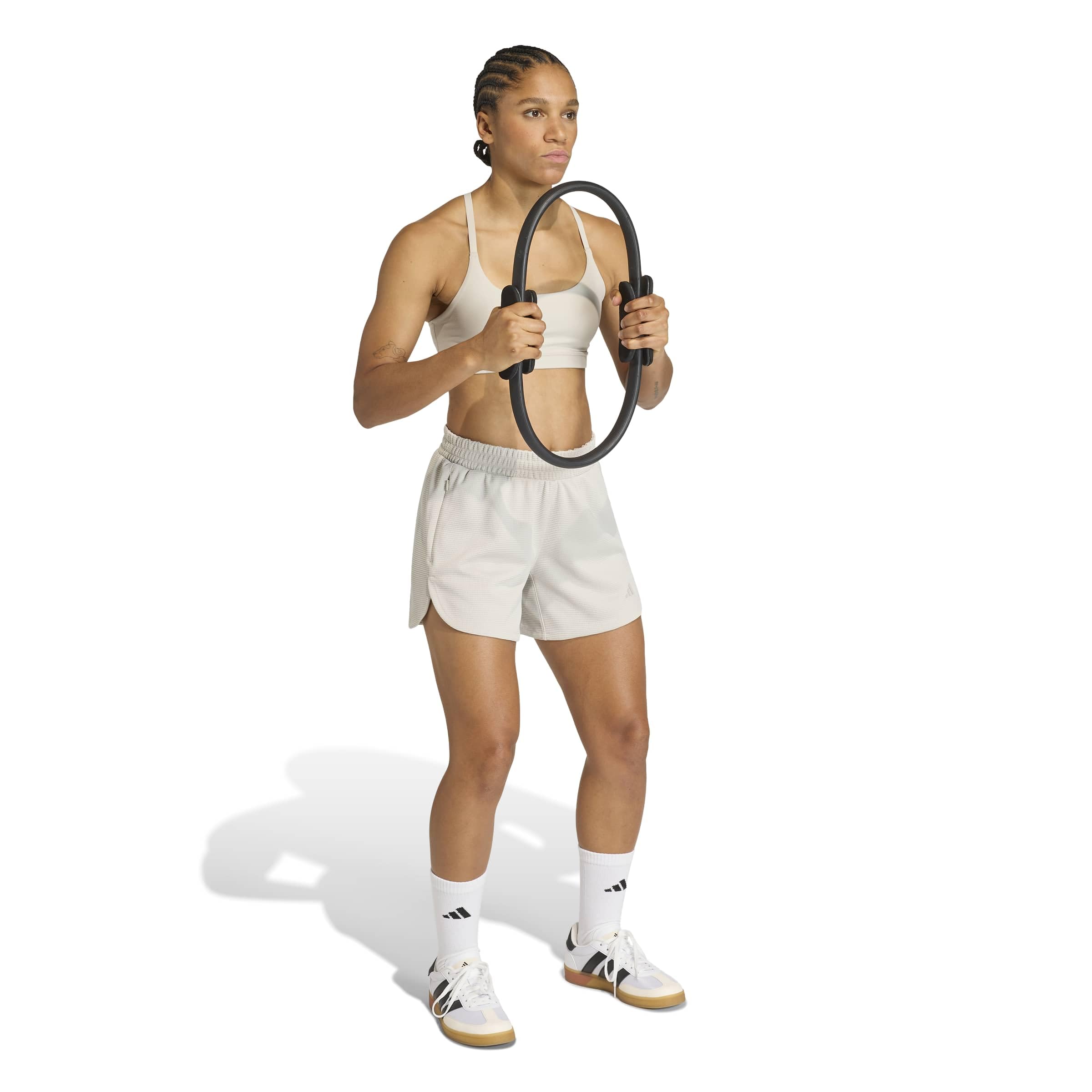 adidas Pacer Workout Waffle Shorts - Shorty Kobiety
