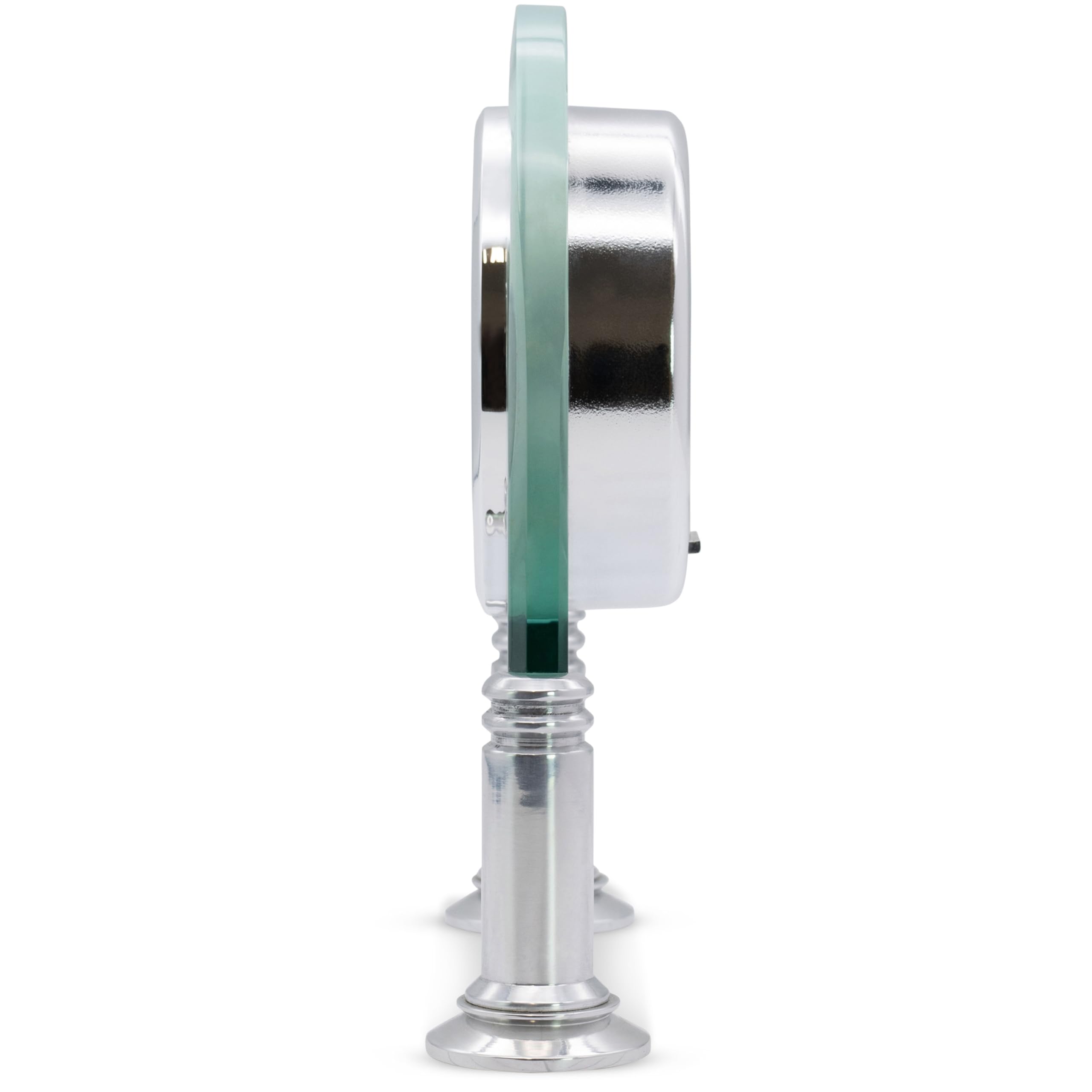 Acctim 36427 Bewdley Reloj de Chimenea, Color Plateado y Blanco
