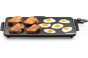 07072 Slimline Big Griddle Electric, Black, 22"