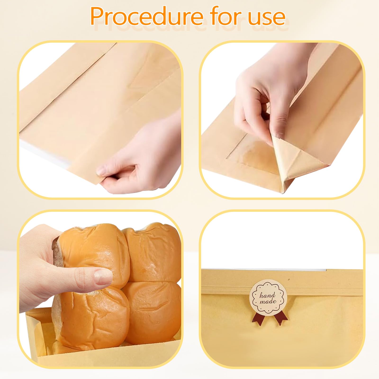 Lot De 30 Sacs à Pain Faits Maison, Sacs à Pain Au Levain Avec