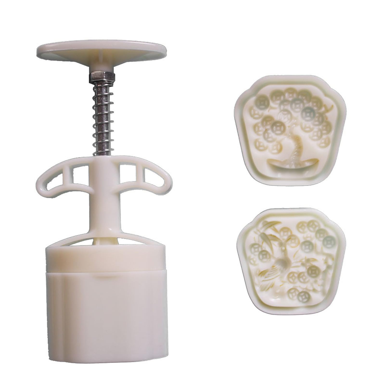 Tsophreniq Cash Cow Pattern Dessert Mold Pastries Tool Hand Press Cookie Cutter Bakings Tool for MidAutumn Festival Maker
