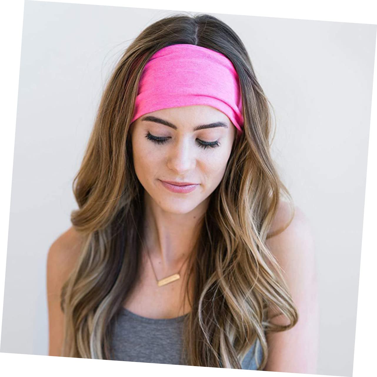 Mipcase 18pezzi Fasce Elastiche Sportive Assorbenti Per Sweatband Da Per Yoga Jogging e Attività Fisica